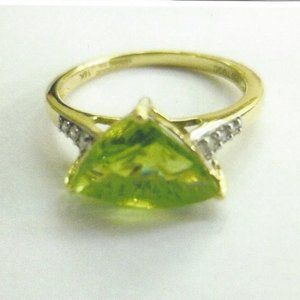 2.63ct lime green Cuprian Tourmaline